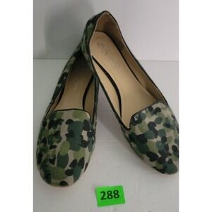 Nichole Simpson Multi-Green Ballet Ballerina loafer Flat Slip On Shoe Size 7.5